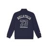 FILA Letter Logo Printed Stand Collar Casual Knitted Jacket Men Jacket Deep-Navy F11M419504F-NV