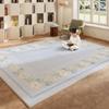 Cream Style Living Room Decoration Flower Pattern Carpet Large Area Rugs for Bedroom Thick Plush Rug Fluffy Soft Study Floor Mat