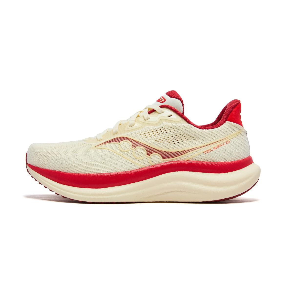 

Saucony Triumph Victory 23 Soft And Comfortable Breathable Training Running Shoes Unisex Beige Red S31023-567 42