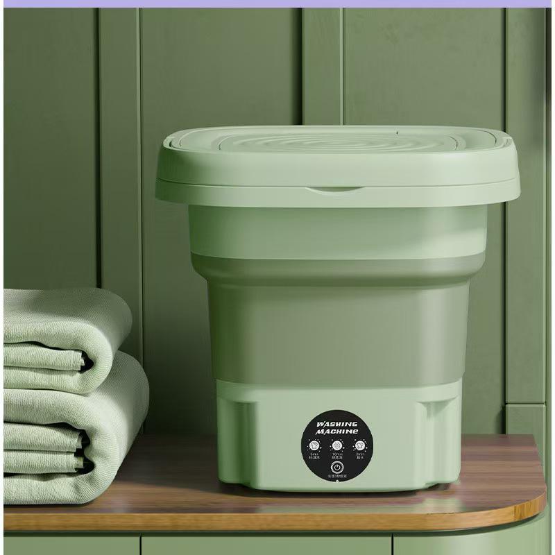 Compact Stackable Mini Washing Machine for Underwear & Socks - Portable and Ideal for Dormitory & Home Use.