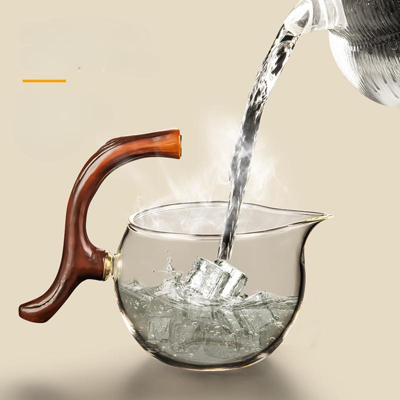 Lazy Glass Automatic Tea Set Business Gift High Borosilicate Panda Kung Fu Teaware Sets