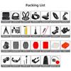 84-in-1 Action Camera Accessories Kit Sports Camera Accessories Set with Carrying Case Replacement