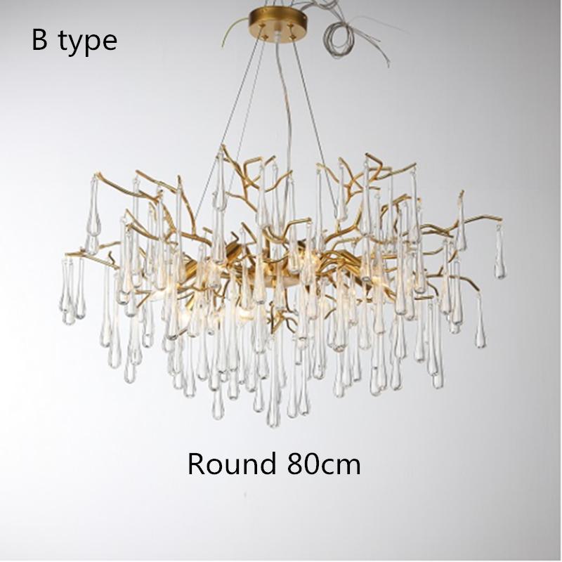 New Modern Luxury Crystal Chandelier Lighting LED Ceiling Chandelier Dining Room Pendant Light Living Room Decor Cristal Lustre