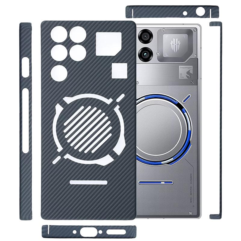 Carbon Fibre Case For ZTE Nubia Redmagic 11 Pro Plus Back Cover Case for REDMAGIC 11 PRO PRO+