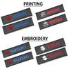Car Accessories Carbon Fiber Seat Belt Shoulder Cover Breathable Protection Seat Belt For Suzuki Grand Vitara Swift Alto Jimny