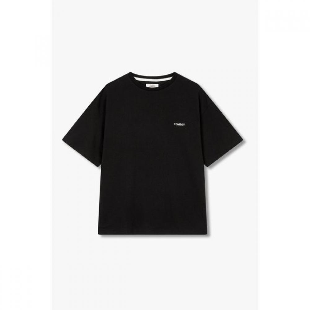 STudio Tomboy Logo Embroidery Hidden PockeT T shirT  91u5222195 