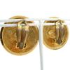 CHANEL Earring Matelasse gold Plated Gold 31.5g Women Used