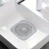 3Pcs Silicone Floor Drain Toilet Shower Sewer Filter Bathroom Shower Floor Drain Kitchen Sink Anti Blockage Strainer Hair Filter