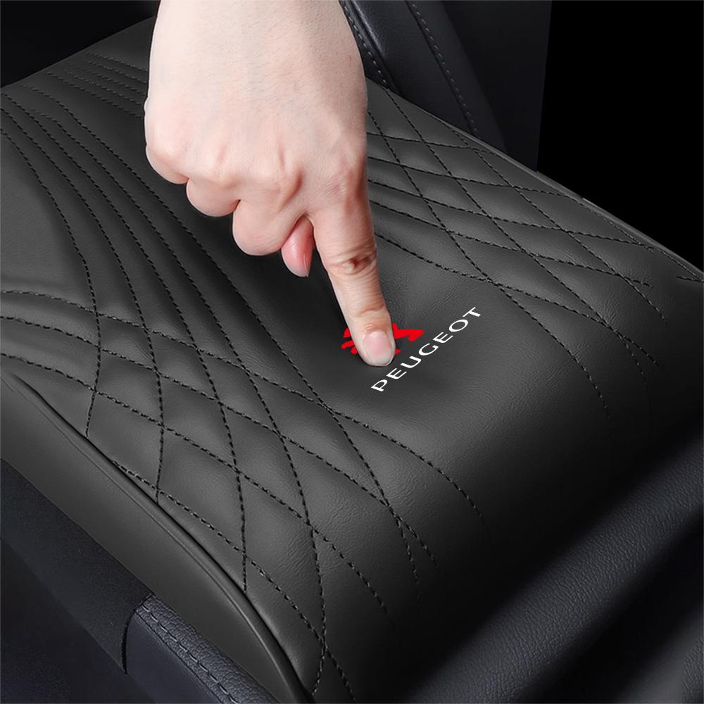 Universal Comfortable Car Armrest Box Pad Auto Central Armrest Box Center Cover For Peugeot 308 406 508 PPW 3008 5008 1008 607 2008