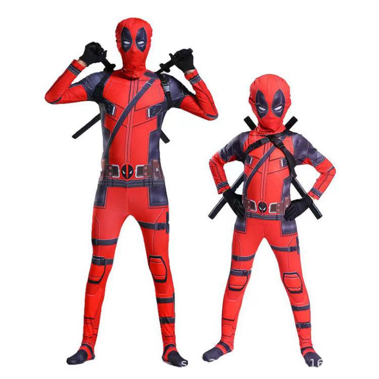 Salopetă Deadpool pentru Copii & Adulți - Costum Cosplay Halloween