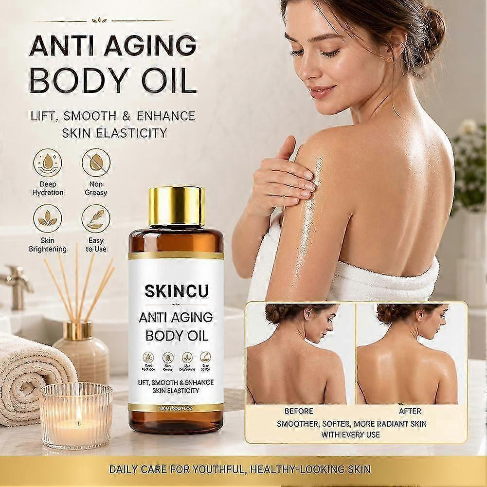 Anti-Aging Body Oil - Firming, Hydrating & Fast Absorbing-100ml-rx