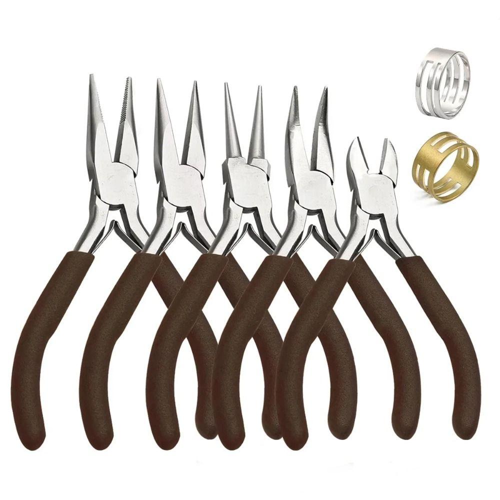Flat Pliers Jewelry Making Pliers Beading Concave Pliers Handmade Cutting Wire Pliers Jewelry