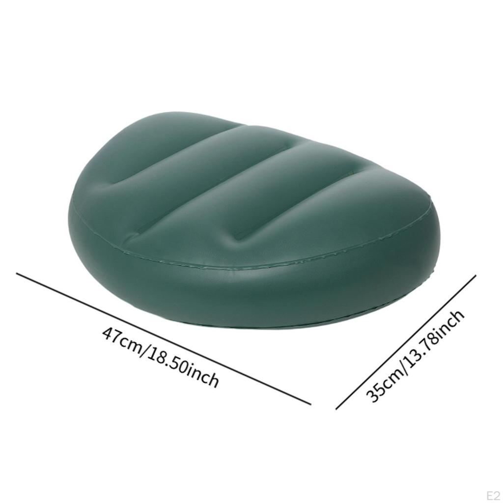 Aufblasbares Kajak Boots Sitzkissen, Angelkissen Weiche Mehrzweck Tragbare PVC Matte zum Rudern