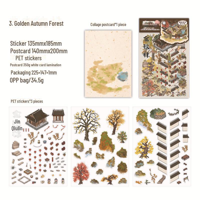 

3D-наклейки в китайском стиле для оформления студенческой комнаты своими руками