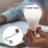 Adjustable E27 To E27 Light Bulb Socket Extension, Flexible Goosenecks Lamp Adapter, Home Lighting