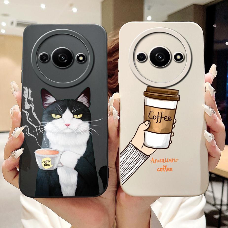 For Xiaomi Redmi A3 Case Luxury Candy Painted Cover Shockproof Phone Cases For Xiaomi Redmi A3 RedmiA3 Soft Fundas 6.71'' Bumper