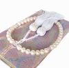 [enyapearl] Prayer Beads, Made with Genuine Freshwater Pearls, Comes with a Dedicated Case, White Tassel, One-Handed Prayer Beads for Women, Suitable