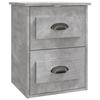 VidaXL Wall-mounted Bedside Table Concrete Grey 41.5x36x53 Cm 816400