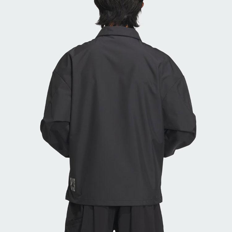 Adidas Fustl Jacket 8 Solid Logo Sports Casual Jacket Men Jackets Black IM9082