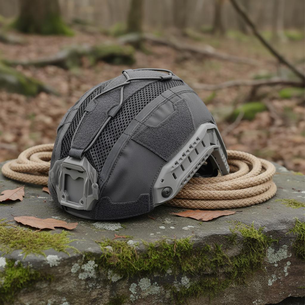For WOSPORT FAST SF Fixation Helmets Cloth with Elastic Fixed Cord Tactic Helmets Cover Breathable for GEN4 Outdoor Airsoft Gear