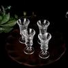 Set 6 pahare de sticlă de 34ml pentru Whisky, Brandy, Cupă Mică Stil Chinezesc, Pahare pentru Alcool Alb, Pocal de Cristal pentru Petrecere de Familie, Nopți în Bar