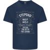 Fathers Day No 1 Stepdad Step Dad Funny Unisexs Light Cotton TShirt