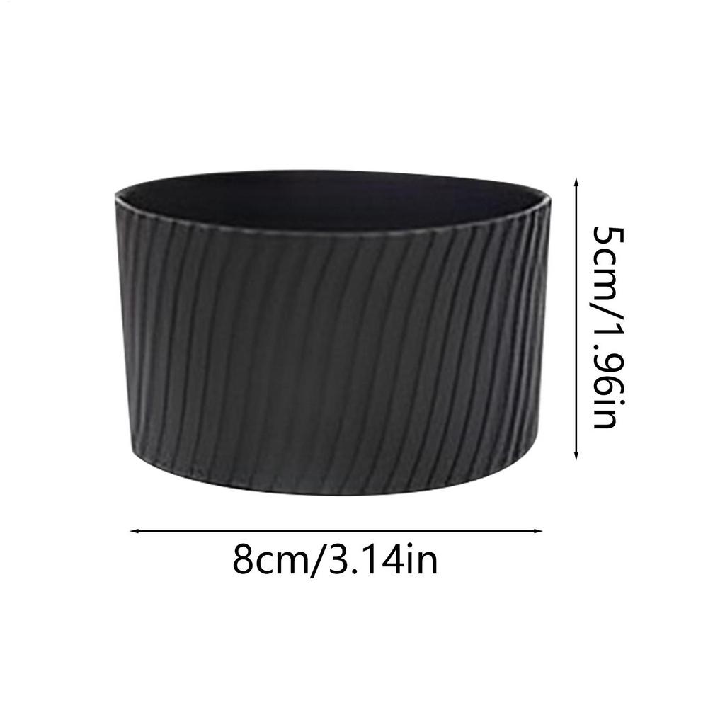 Silicone Sleeves For Bottles Reusable Coffee Sleeve Heat-resistant Hot Cup Sleeve Mug Protector Silicone Tumblers For Glass