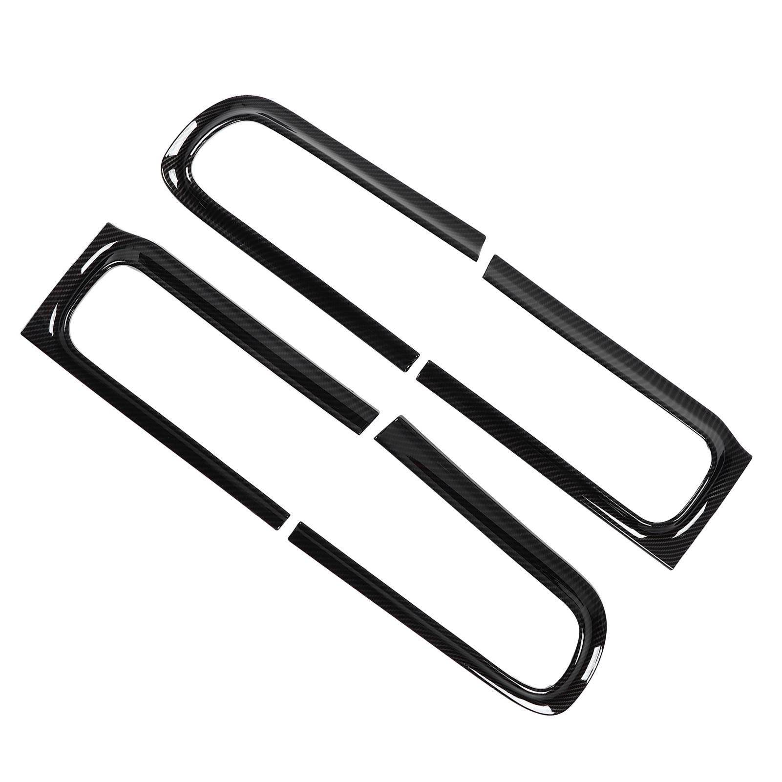 

4 шт. Накладки на задние фонари в стиле карбонового волокна, замена для Dodge Challenger 20152021