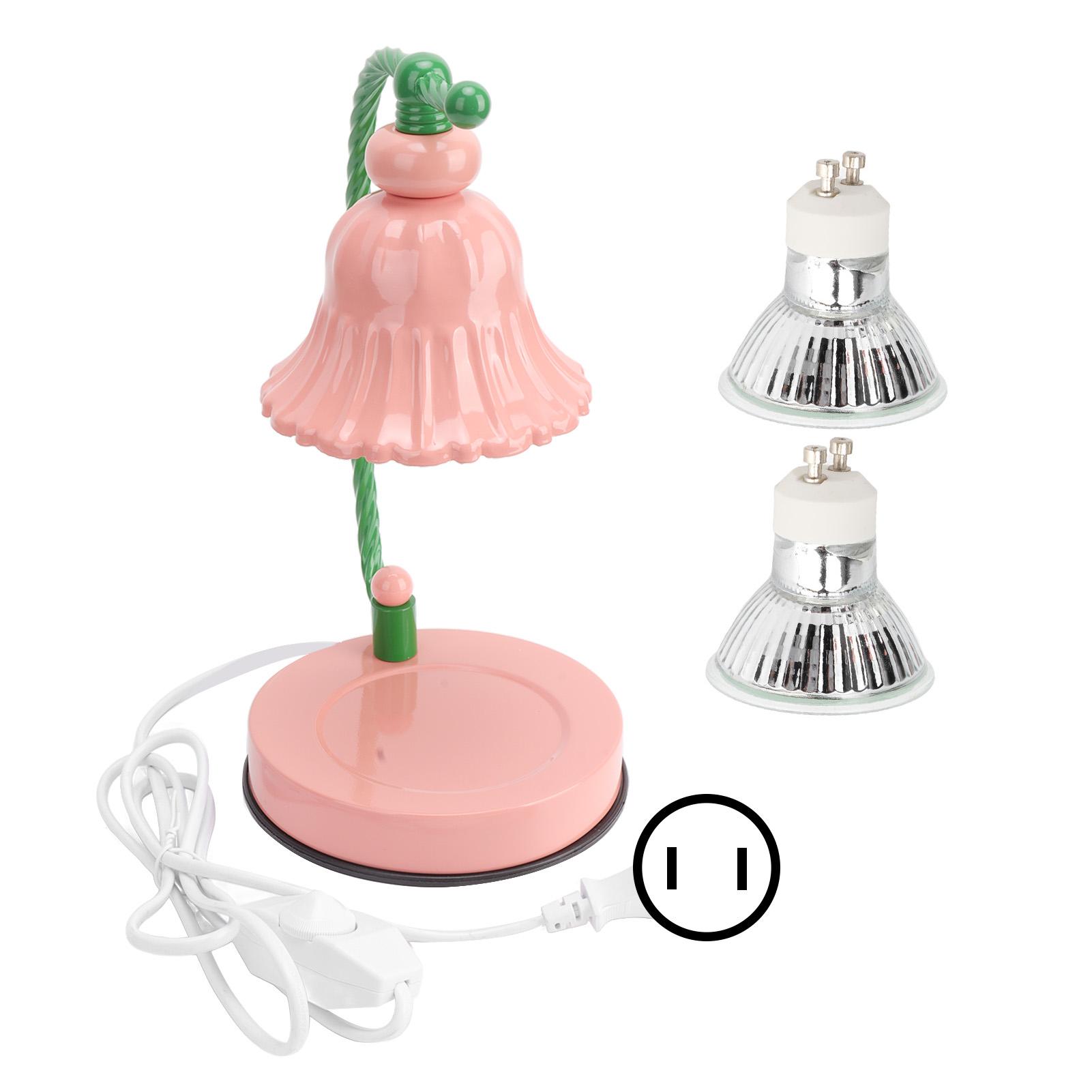 

Подогреватель свечей с регулировкой яркости, 2 лампочки, розовые свечи, декоративный светильник для дома 110240 В ЕС