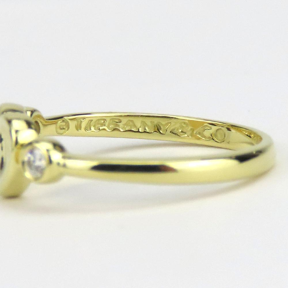 Used TIFFANY&Co. Ring Full Heart EU#48.5 K18 Yellow Gold/diamond 2.3g Yellow Gold El Saperetti