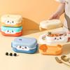 700ml Cartoon Children Bento Lunch Boxes Leak-proof Food Container With Compartments (without