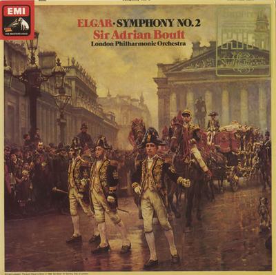 LP Schallplatte SIR EDWARD ELGAR - SIR ADRIAN BOULT - Symphonie Nr. 2 ASD3266 His Master's Vo UK Klassisch Gebraucht