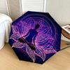 1pc Lotus Meditation Harmony Umbrella with Plastic Handle,Suitable for All Seasons Home Travel Outdoor UmbrellaDD547
