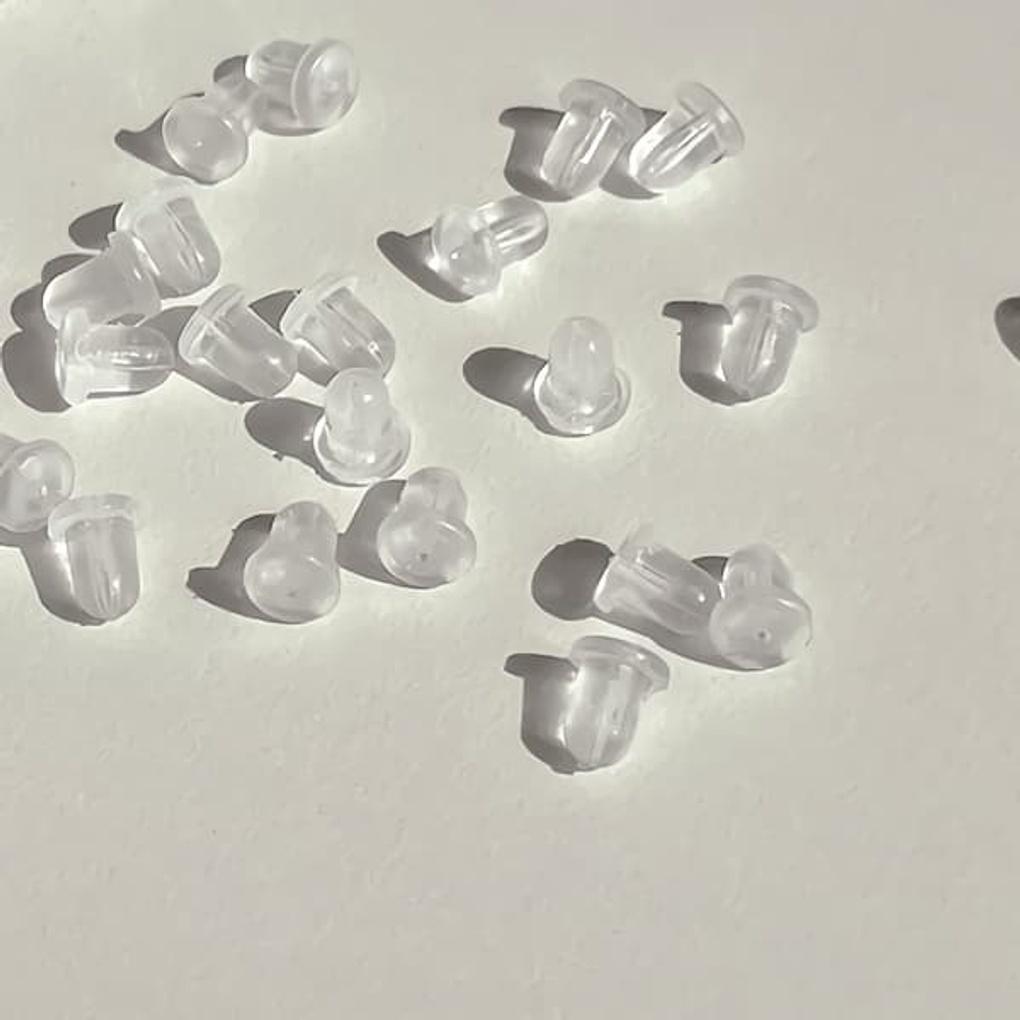 100-piece Set of Earrings, Earring Rubber Clutch, and Back Cap