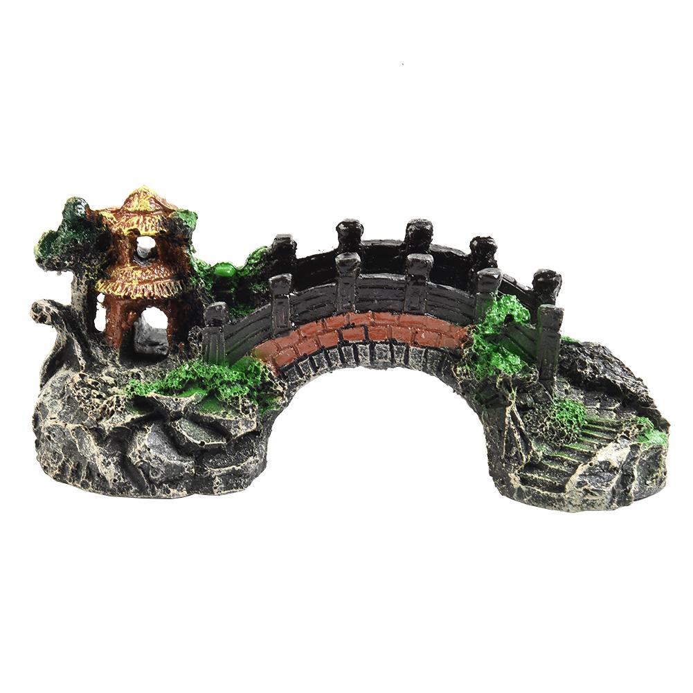 Brand New Resin Bridge Aquarium Decoration 1pcs Fish Tank Ornament Landscape Harmless Home Decor Insoluble In Water