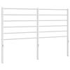 VidaXL Tête de lit métal blanc 135 cm 352400