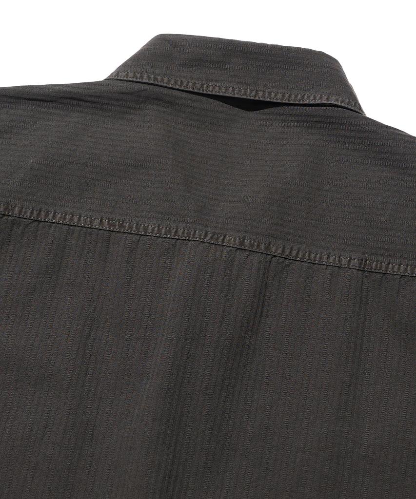 ANALOG MOOD Pigment Short Sleeve Shirt (Charcoal)