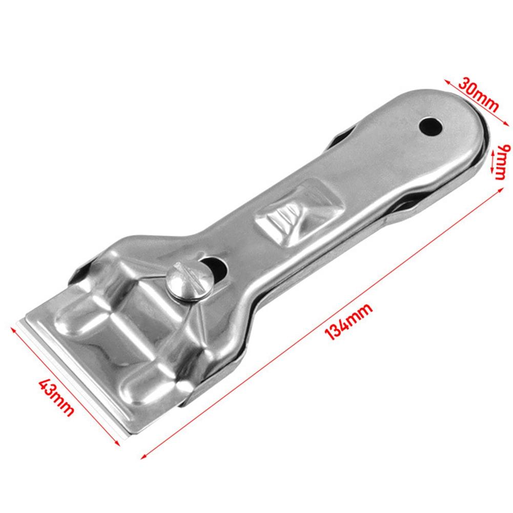 Hob Scraper Scraper Cleaner Iron Silver With 1pc Blade