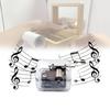 Cranked Acrylic Hand Music Box Creative Craft Ornament Toy Kids Gift Students