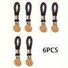 6pcs Towel Clip Set, Multi-Functional Bathroom Hook with Rope, Suitable for Towels and Washcloths, Household Bathroom Storage Accessories