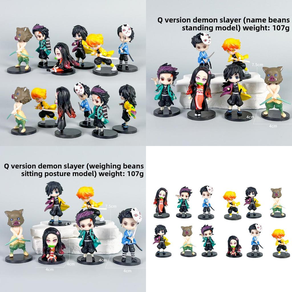 Demon Slayer Kimetsu No Yaiba Kamado Tanjirou Q Hand Puppet Model Set For Collectors And Anime Fans