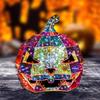 Iridescent Pumpkin Light Prismatic Pumpkin Figurines Night Light Pumpkin Decorations Night Light Halloween Party Decoration LED