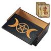 Holz Tarotkartenbox Tarotkartenaufbewahrung & Etui Holz Tarot Organizer Schmuckaufbewahrung Etui Klein Vintage Holz Mit Schiebdeckel
