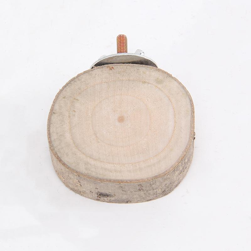 

Parrot, Chinchilla, and Squirrel Wooden Stump Perch: Bird Cage Toy and Accessory