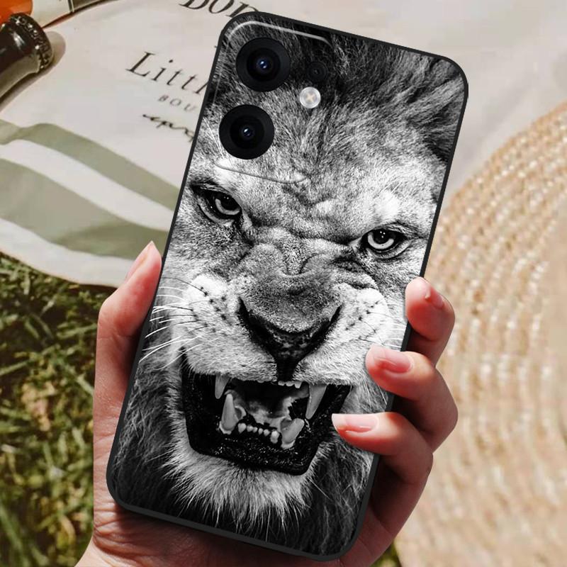 For OPPO Reno13 F 5G Case Reno13F 4G Luxury Painted Phone Silicon Back Cover For OPPO Reno 13F CPH2699 Cases Protective Shell
