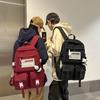 Schoolbag New Travel Backpack Computer Backpack Casual Solid Color Ultra Light Junior High School Student Large Capacity School Bag