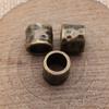 Hammered Texture Tube Spacer Beads Alloy Loose Beads For DIY Bracelet Dreadlocks Hair Braiding Jewelry Making Parts