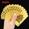 Wangjing Poker Plastové hrací karty, Pozlacené, Cool karty Texas Hold'em, Karty pro kouzelnické triky se zaměňováním karet, Vysoce kvalitní karty pro nácvik létání s kartami