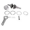 Engine Piston Connecting Rod Kit Metal Crankshaft Piston Pins Rods Set Wear Resistant for GX390 13 HP Engine