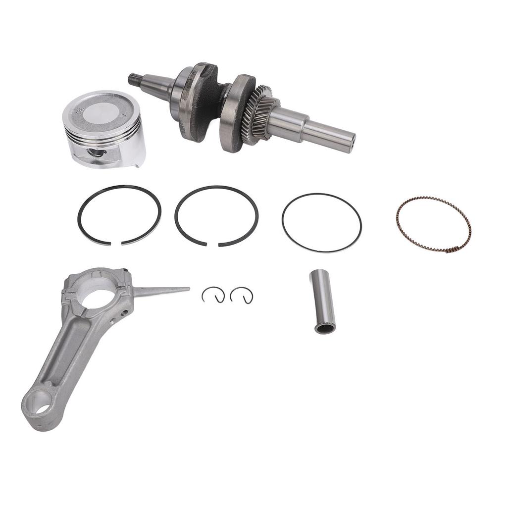 Engine Piston Connecting Rod Kit Metal Crankshaft Piston Pins Rods Set Wear Resistant for GX390 13 HP Engine